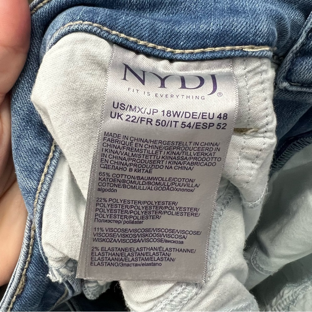 NYDJ Relaxed Straight Jeans in Clean Brookes - Picture 10 of 10
